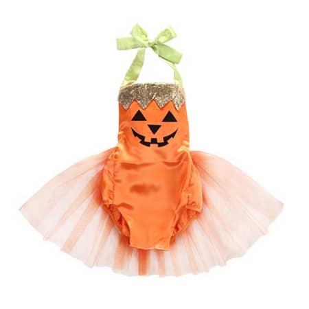 Baby Pumpkin Halloween Costume - MightyMoms.club