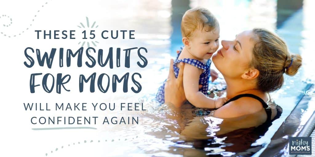Finally! Some cute swimsuits for moms that don't look...momish. |  MightyMoms.club