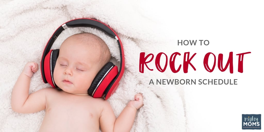 Here's how to rock out a newborn sleep schedule
