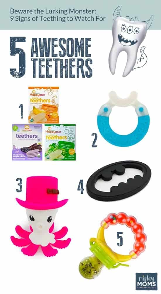 Here are 5 Awesome Teethers to help you survive