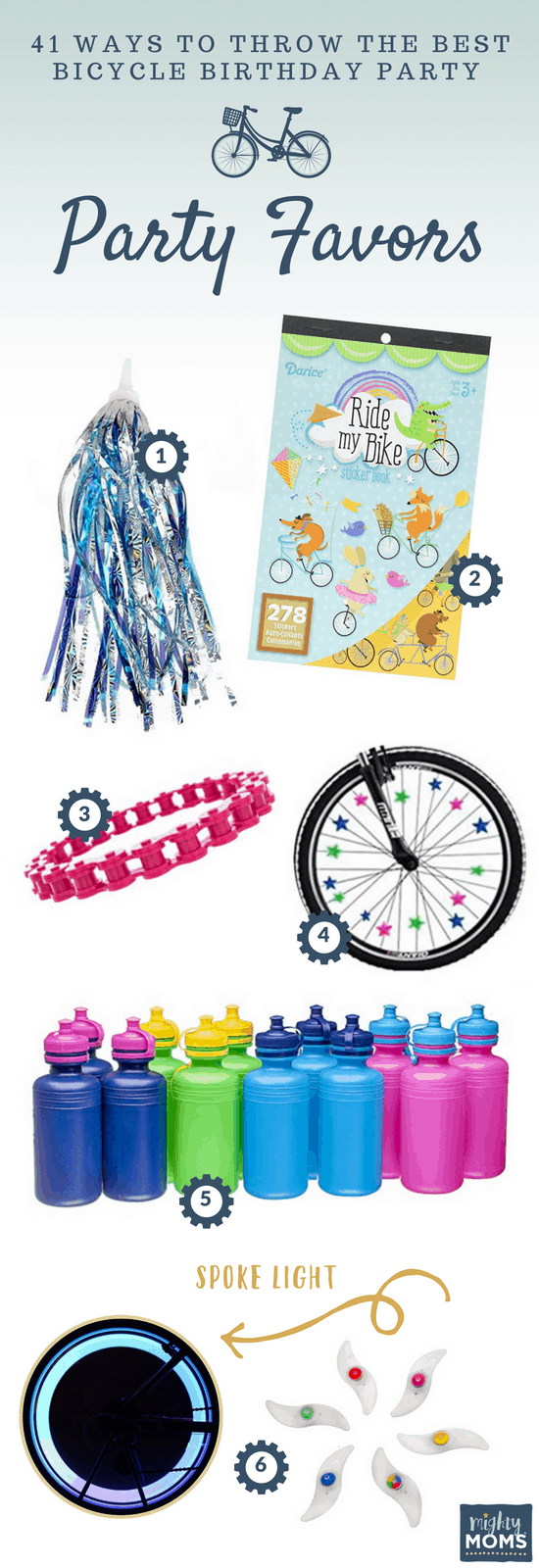 Bicycle Birthday Party Favor Ideas - MightyMoms.club