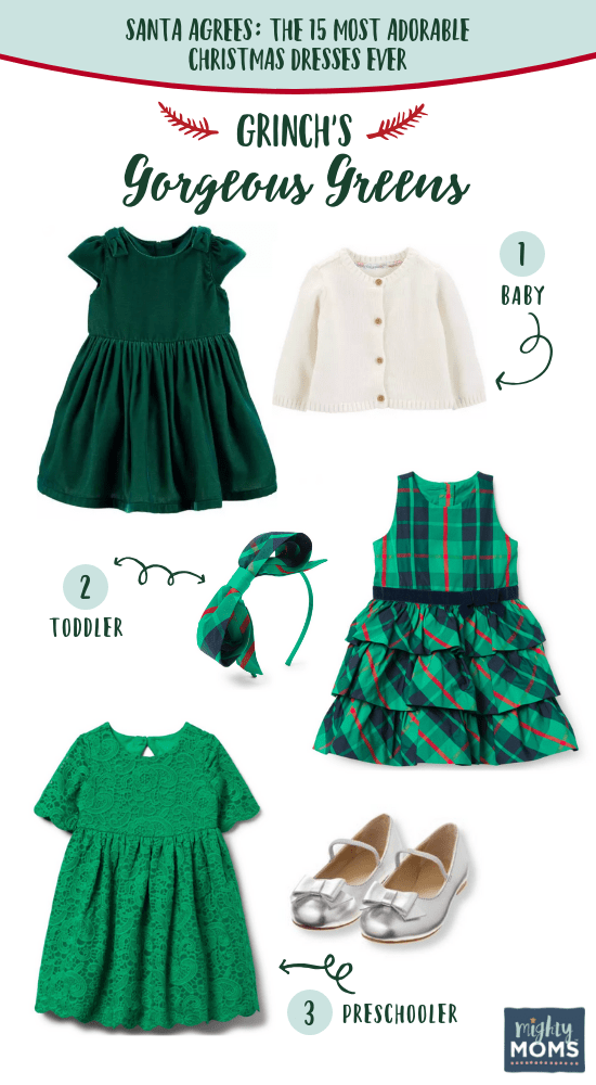 Grinch's Favorite Christmas Dresses for Kids - MightyMoms.club