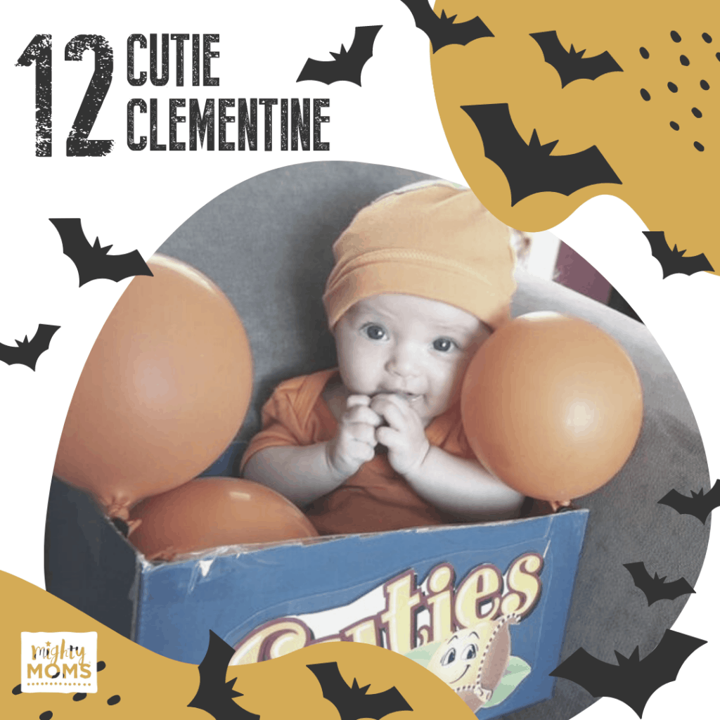 DIY Baby Costume - Cutie Clementine