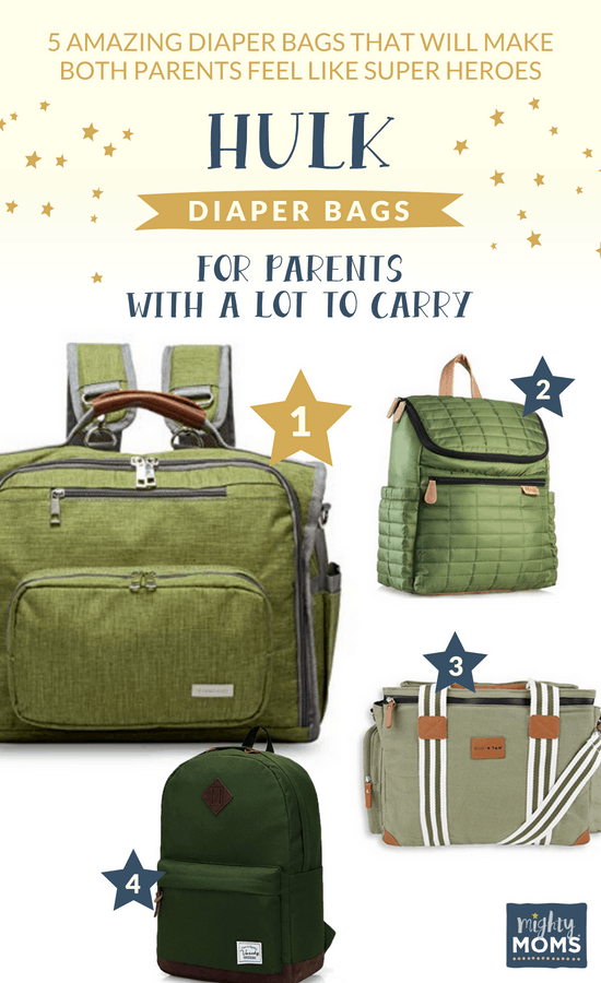 Hulk Diaper Bags for when you have a lot to carry - MightyMoms.club