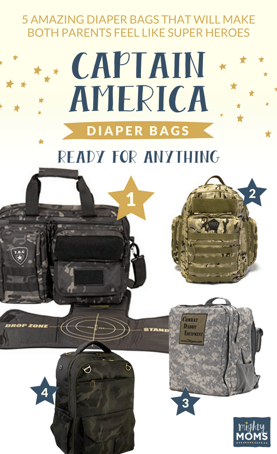 Captain America diaper bags ready for anything! - MightyMoms.club