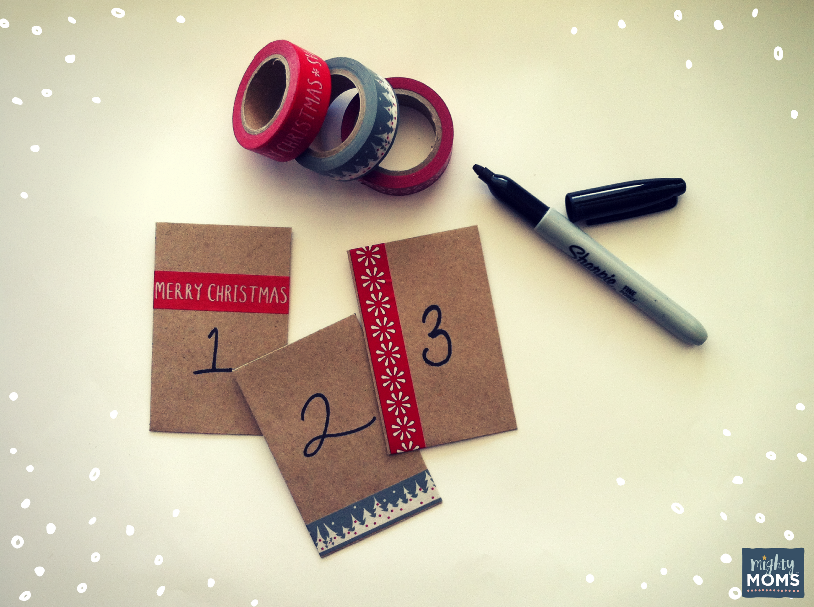 A Simple DIY Advent Calendar You Can Make During Naptime ~ MightyMoms.club