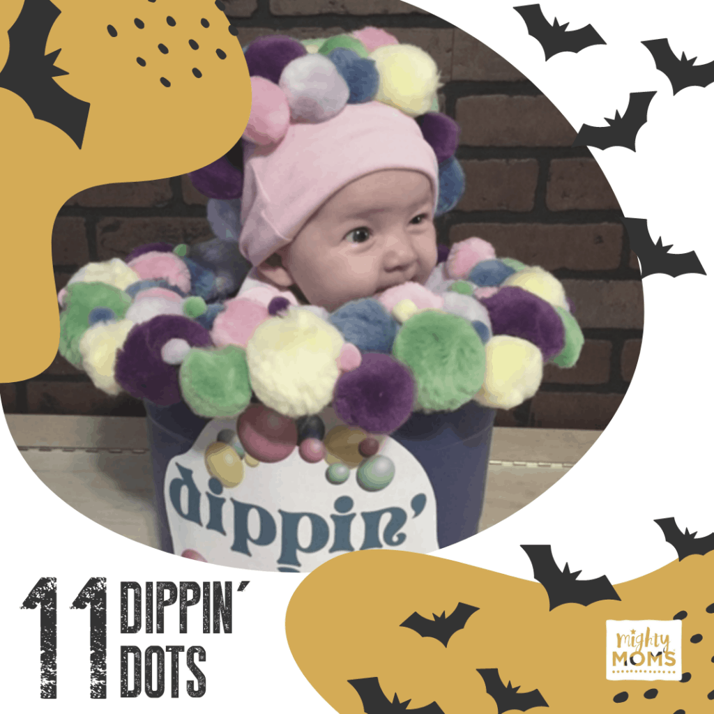 DIY Baby Costume - Dippin' Dots
