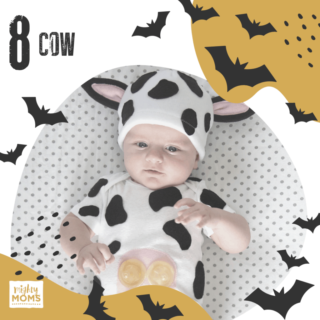 DIY Baby Costume - Cow
