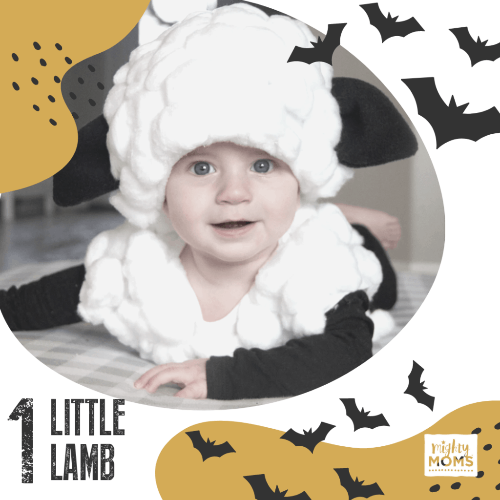 DIY Baby Costume - Lamb