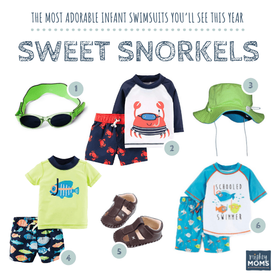 Infant Swimsuits: Sweet Snorkels Collection - MightyMoms.club
