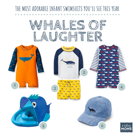 Infant Swimsuits: Whales of Laughter Collection - MightyMoms.club