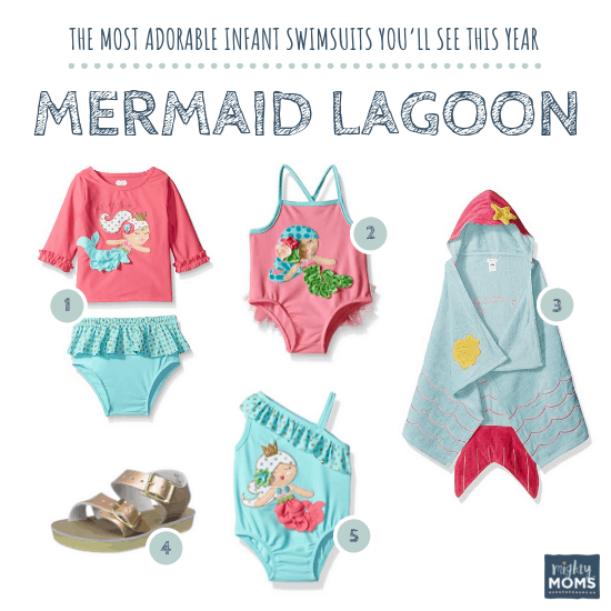 Infant Swimsuits: Mermaid Lagoon Collection - MightyMoms.club