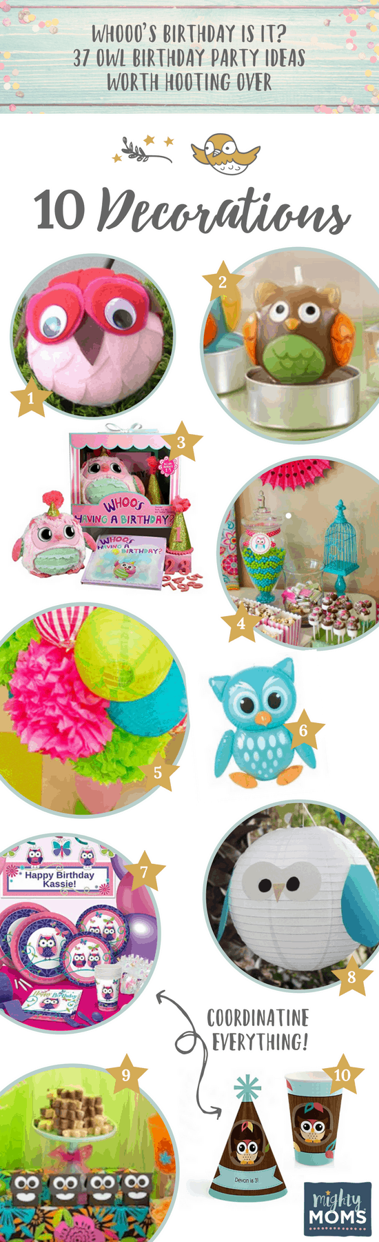 10 Decoration Ideas for an Owl Birthday Party - MightyMoms.club