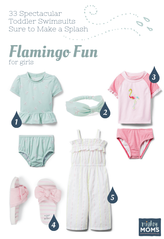 Spectacular Toddler Swimsuits: Flamingo Fun - MightyMoms.club
