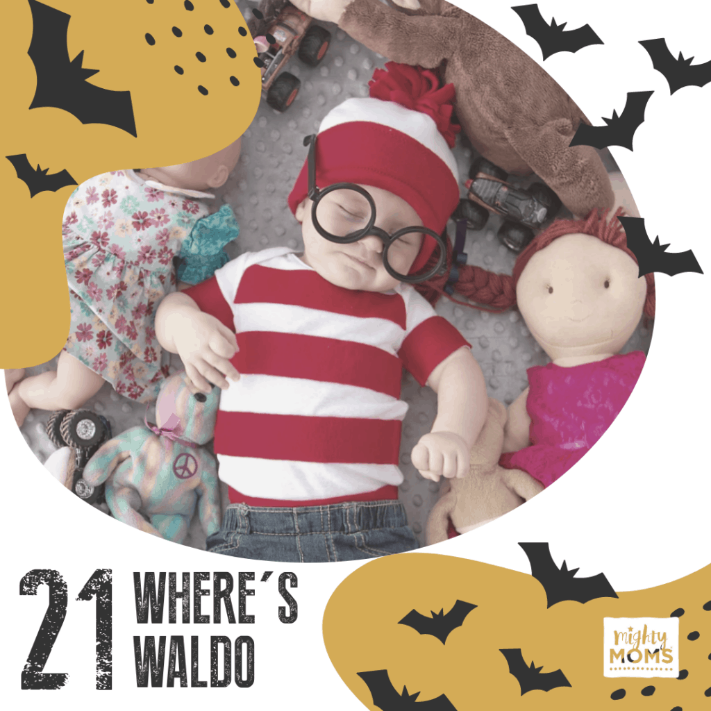 DIY Baby Costume - Where's Waldo