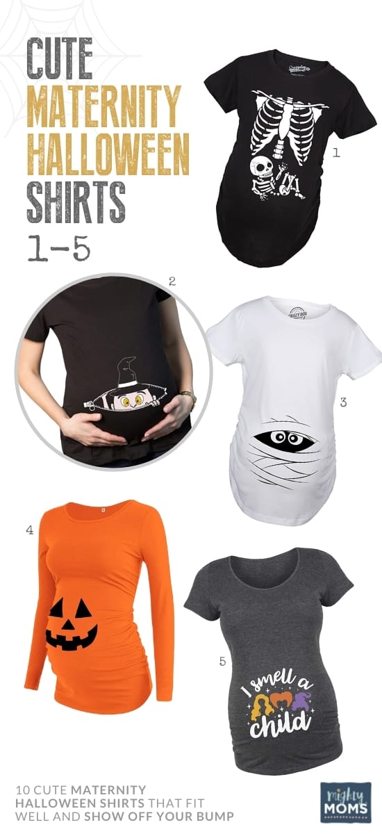10 Maternity Halloween Shirts That Fit Well and Show Off Your Bump - MightyMoms.club