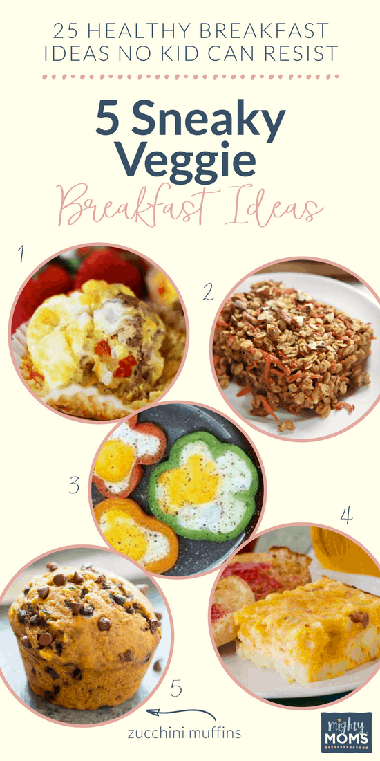 Sneaky ways to get vegetables into breakfast! MightyMoms.club