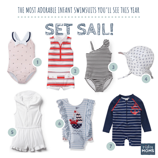 Infant Swimsuits: Set Sail Collection - MightyMoms.club